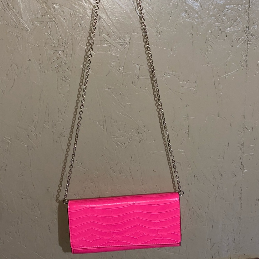 Pink Aldo Gwelilith wristlet/crossbody